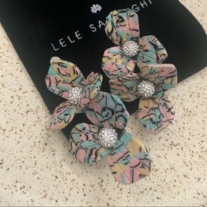 Anthropologie Lele Sadoughi Trillium Bouquet Earrings
